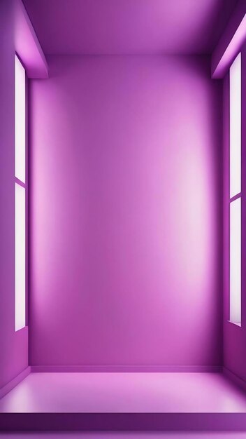 Studio background concept abstract empty light gradient purple studio room background for product