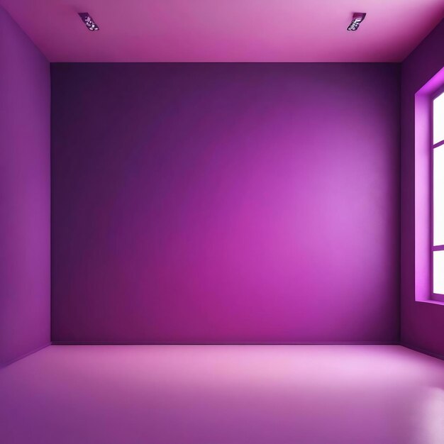 Studio background concept abstract empty light gradient purple studio room background for product