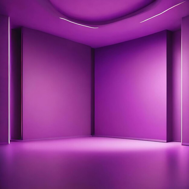 Studio background concept abstract empty light gradient purple studio room background for product