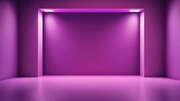 Studio background concept abstract empty light gradient purple studio room background for product