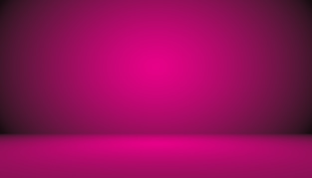 Studio Background Concept - Dark Gradient purple studio room background for product.