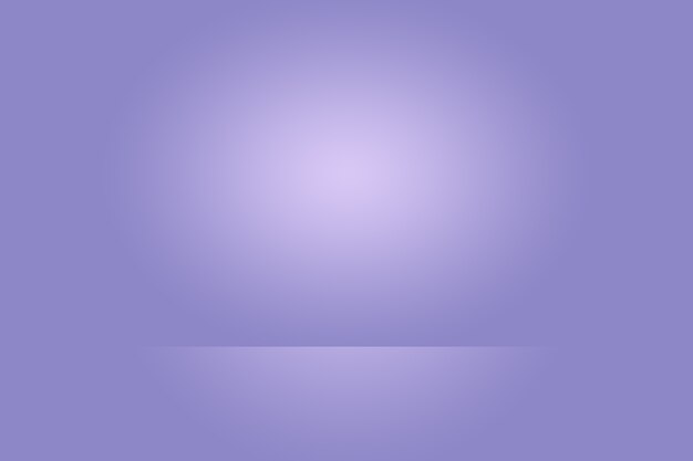 Studio Background Concept - Dark Gradient purple studio room background for product.