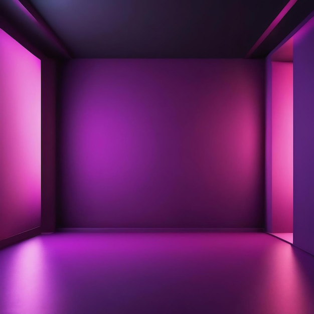 Концепция фонового дизайна студии темный градиент фиолетовый фоновый дизайн студии для продукта