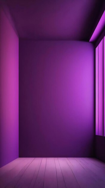 Studio background concept dark gradient purple studio room background for product