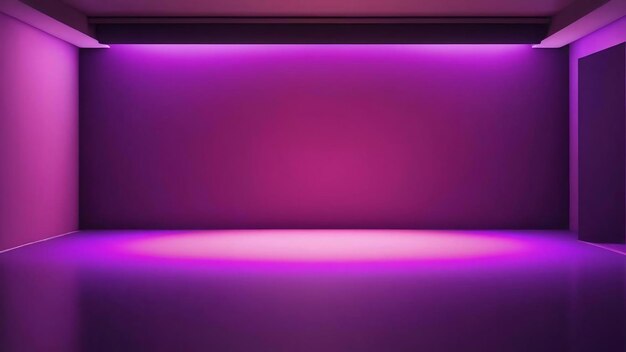 Studio background concept dark gradient purple studio room background for product