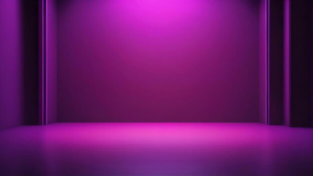 Studio background concept dark gradient purple studio room background for product