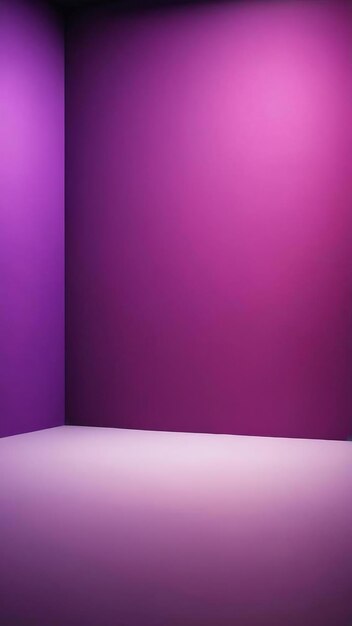 Studio background concept dark gradient purple studio room background for product