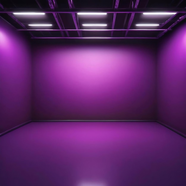 Studio background concept dark gradient purple studio room background for product