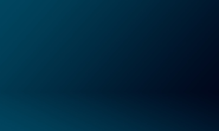 Photo studio background dark gradient blue