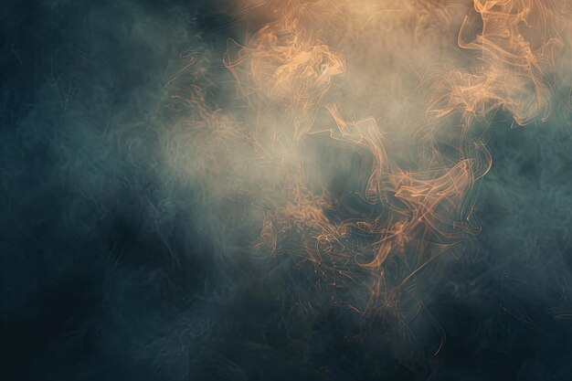 Studio background with smoky effect