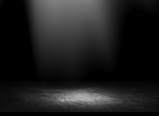 Studio kamer verloop achtergrond. abstracte zwart witte achtergrond met kleurovergang