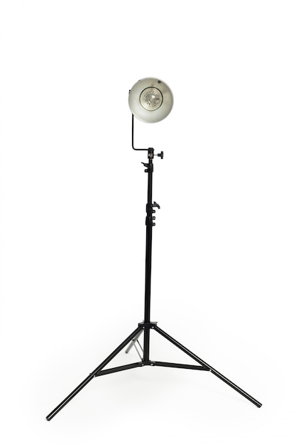 Studio lighting isolated on white