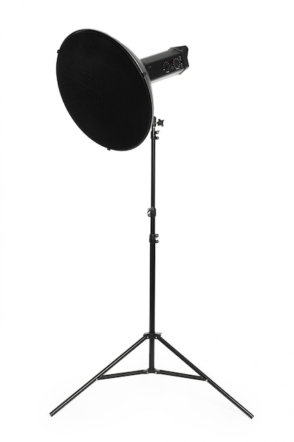 Studio lighting isolated on white