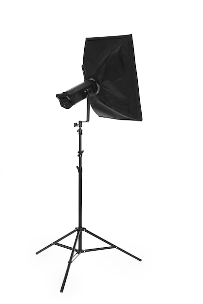 Studio lighting isolated on white