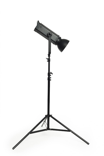 Studio lighting isolated on white