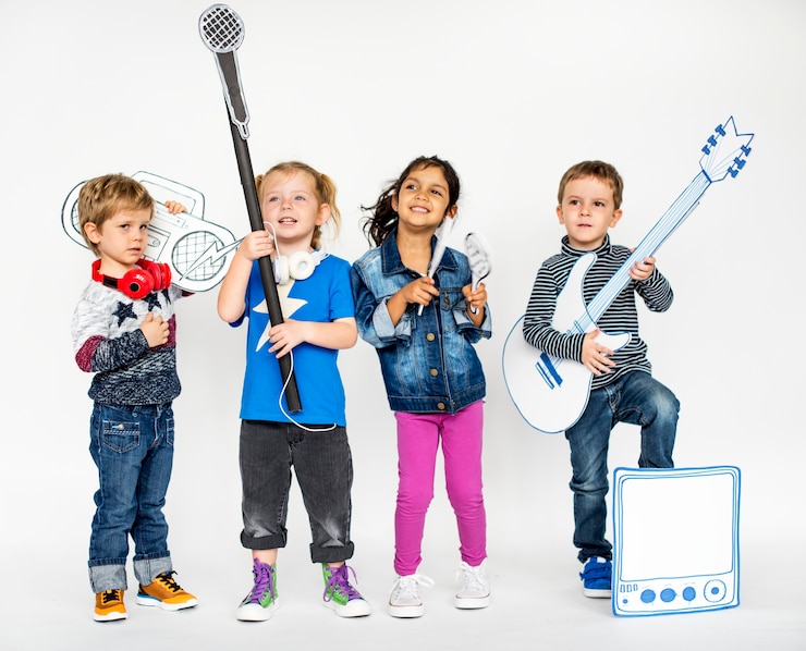 Photo studio people kid model shoot race