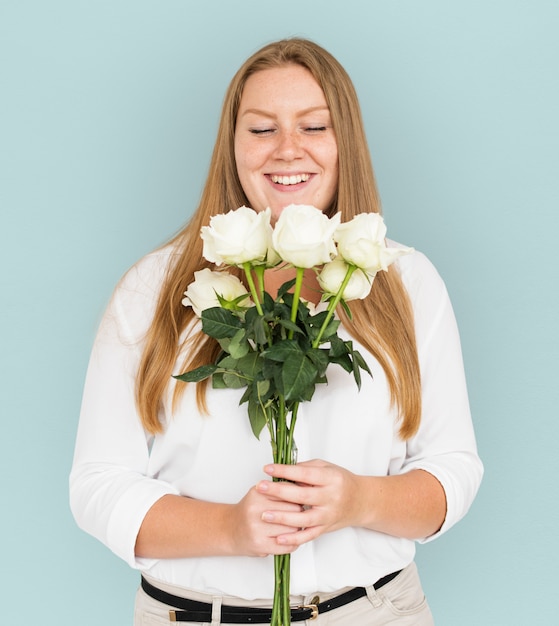 Studio People Shoot Portrait Isolated