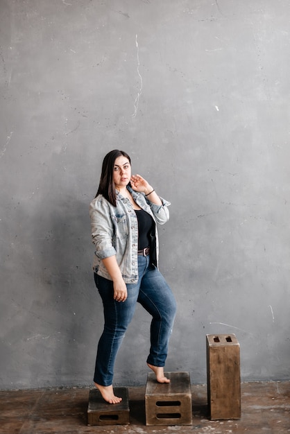 Studio photo of a beautiful adult girl 1