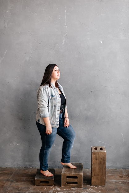 Studio photo of a beautiful adult girl 1