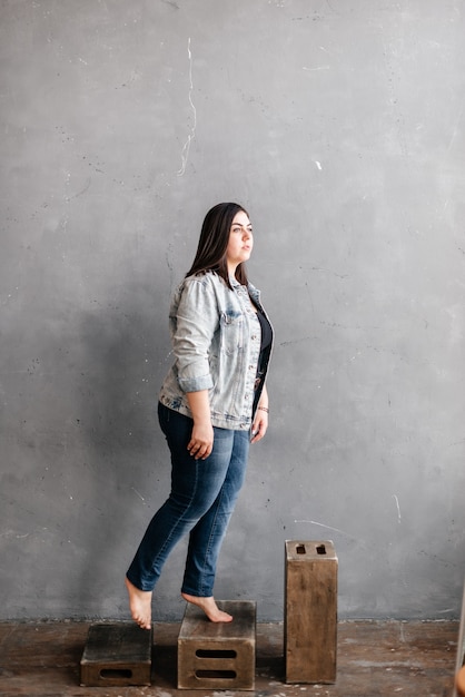 Studio photo of a beautiful adult girl 1