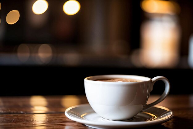 Studio Photo of the Cup of Coffee