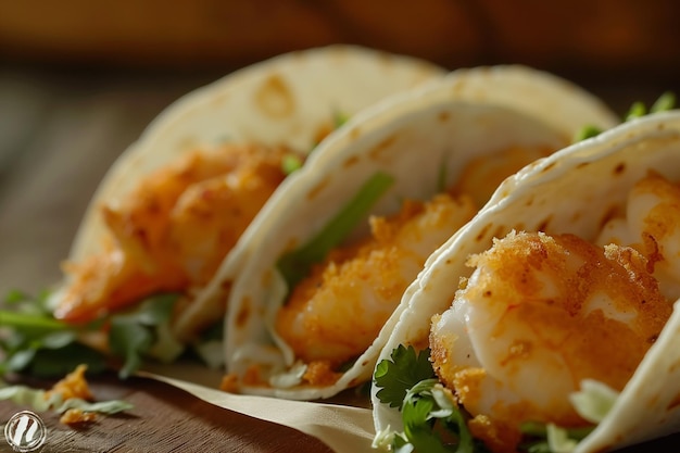 Studio Photo of Perfect Shrimp Tacos