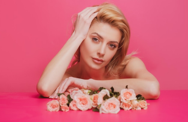 Studio portrait of beautiful elegant woman. High fashion model.