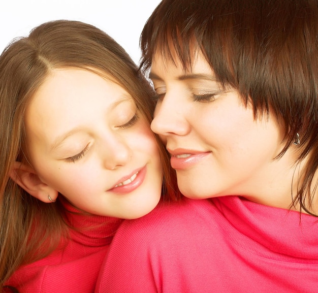 Studio Portrait happy family