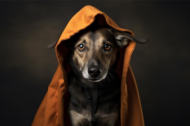 studio portret hond