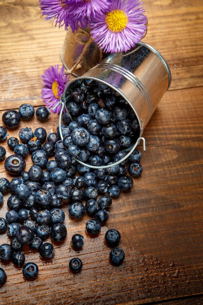 Studio shot of Fresh blueberries