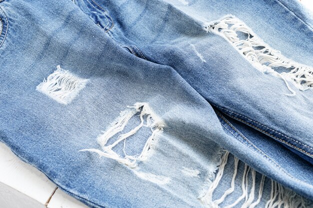 Studio shot jeans, kleding, denim