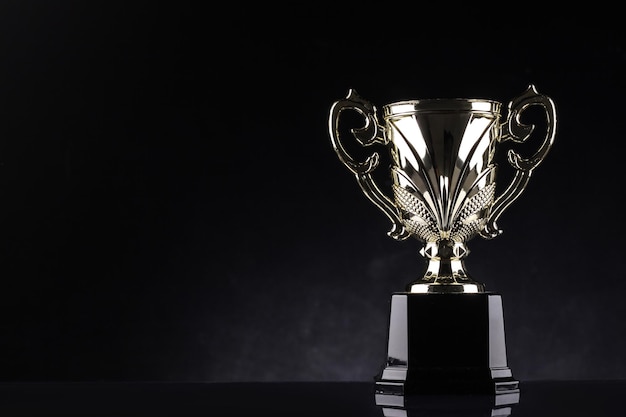 studio shot of trophy