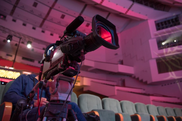 Studiocamera bij het concert