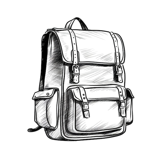 Study Backpack school ai generated