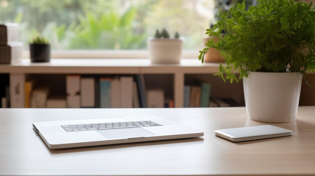 Study Desk Personalized Notebook Mockup AI Generated