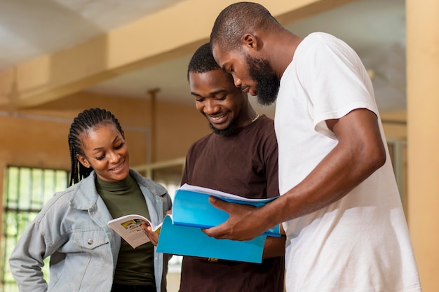 Study group of african people