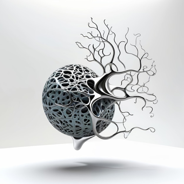 Premium Photo | Study of a Human Brain in Black and White