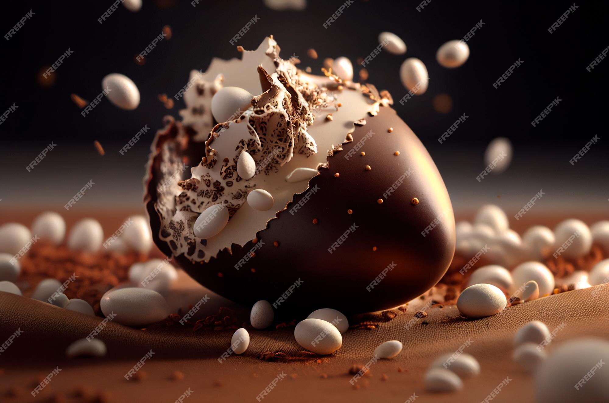 Download Broken Easter Egg Chocolate Free Download Image HQ PNG Image