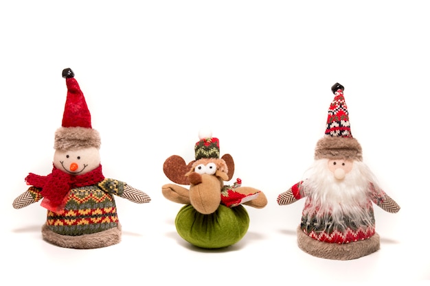 Stuffed Christmas toys