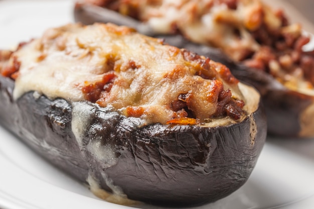 Stuffed eggplant