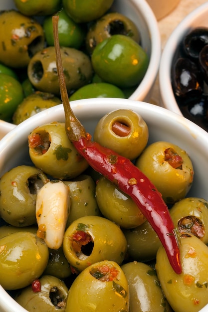 Foto olive ripiene