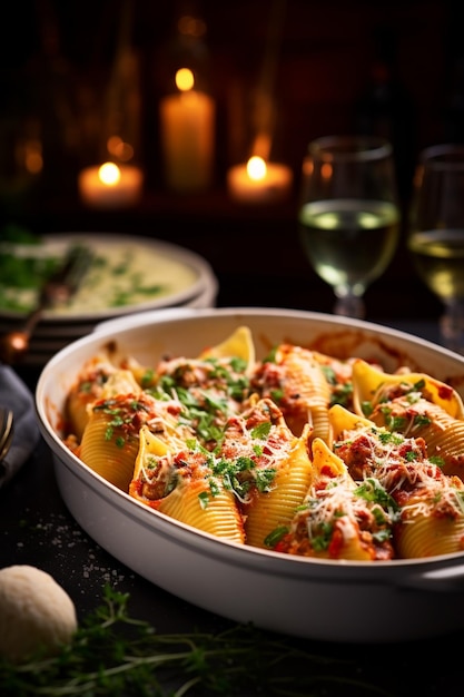 Stuffed pasta Shells