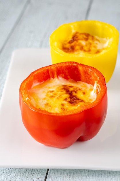 Stuffed red peppers