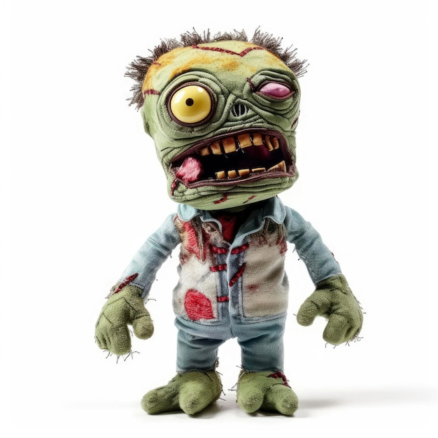 A stuffed zombie