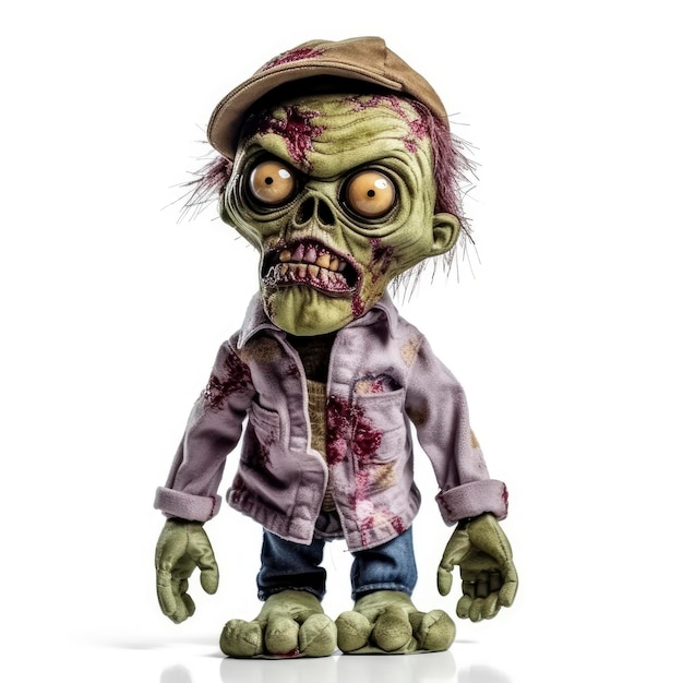 A stuffed zombie