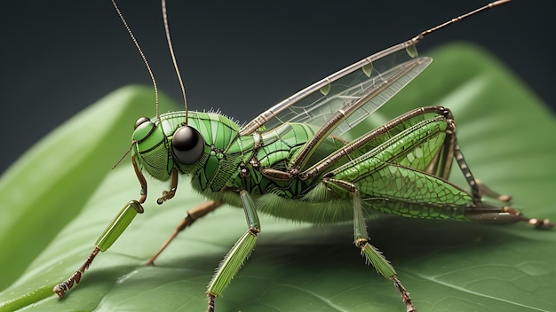 Ошеломляющий 16k Детальный вид на насекомых воробьев в захватывающем пространстве копирования