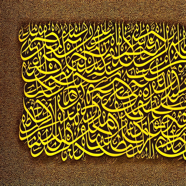 Stunning Arabic Calligraphy image