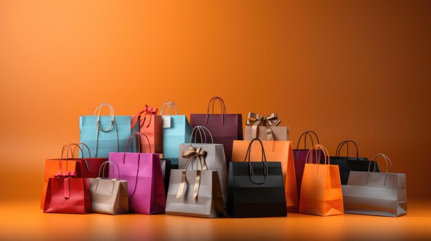 A stunning Black Friday background with bright colors and attractive displays