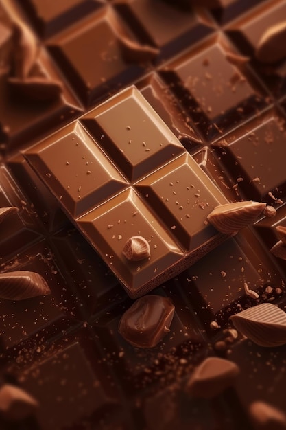 Stunning catalogue of delicious chocolate photos to use as background