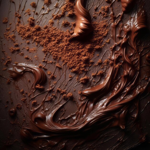 Фото Удивительный каталог вкусных шоколадных фотографий для использования в качестве фона